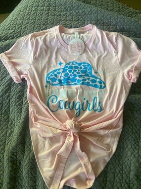 Long Live Cowgirls Pink Graphic Tee